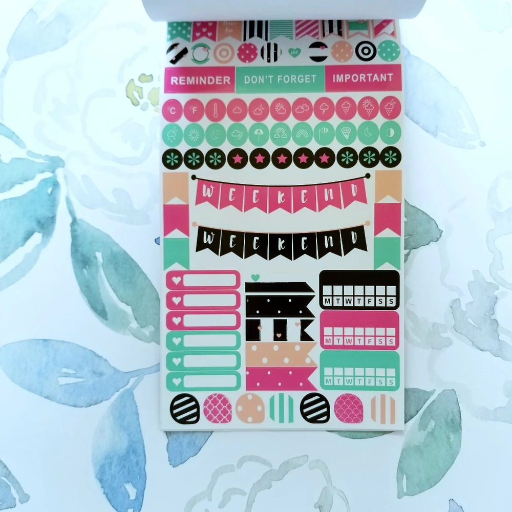 NEW! Let's Planner Get Organized Planner Sticker Book 323 Pieces